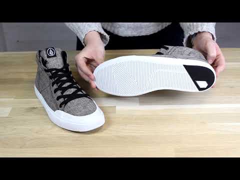 Volcom Hi Fi Trainers in Heather Black