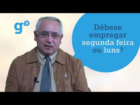 Vídeo: Os nomes dos días da semana