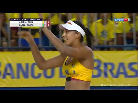 Torneio Brasileiro de Vôlei de Praia 2020 - Ágatha e Duda x Carol Solberg e Talita