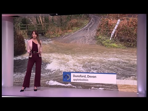 Weather images - Heavy rains and flood warnings and videos today (UK) 22/Jan/2026