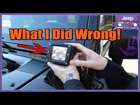 How to Install Raxiom 3" LED Lights on a Jeep Wrangler (DIY + Wiring Fix)