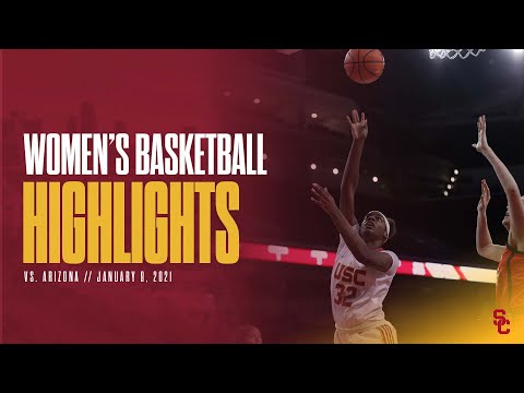 Women's Basketball: USC 76, Arizona 67 - Highlights 1/9/22