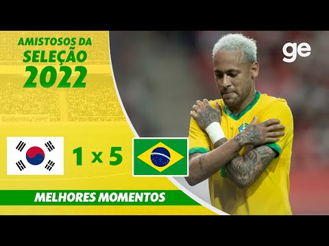 Gols e lances de Coréia do Sul x Brasil