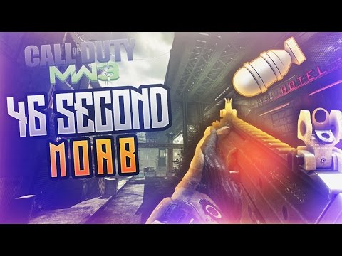 Fast Solo 46 Second MOAB On Bootleg! Call Of Duty Modern Warfare 3 Multiplayer Gameplay!