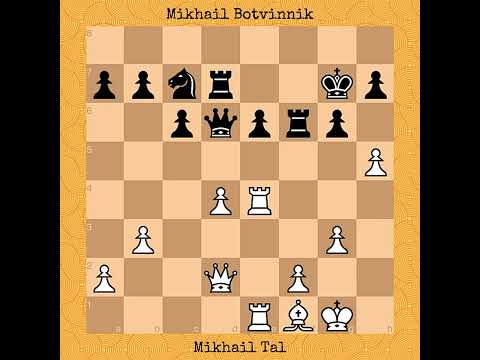Mikhail Tal vs Mikhail Botvinnik | World Championship Match, 1960 #chess