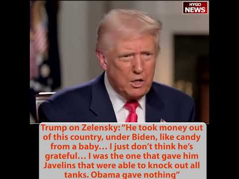 Trump: Zelensky Took Money 'Like Candy from a Baby'; Graham: Minerals Deal 'Not Extortion'; New ICE Leadership