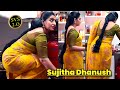 Actress Sujitha Dhanush S Modern Dress Look