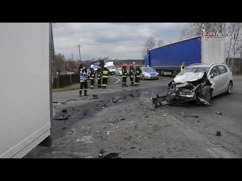 Drołtowice- wypadek 3 aut