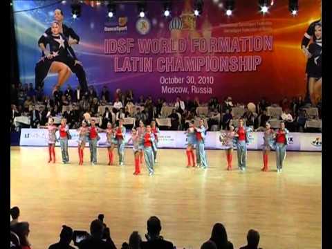 IDSF World Formation Latin Championship 2010 finale Tsveta Radugi, Tambov, Russia
