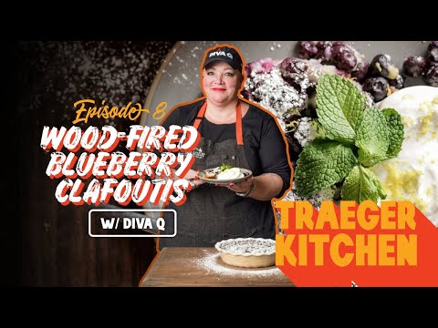 Diva Q’s Wood-Fired Blueberry Clafoutis | Traeger Grills