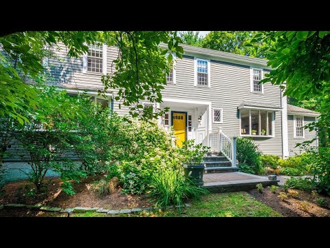 61 Hancock Street, Lexington MA - Elegant Home Surrounded by Lush Gardens
