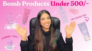 10 *Bomb* Products Under Rs.500/- 💸♥️ Skincare, bodycare & haircare✨ Beauty Favs 🫧