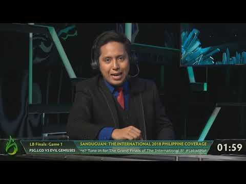 Evil Geniuses vs PSG.LGD Game 1 -  Sanduguan - TI8 Main Event Final Day #LAKADMATATAG