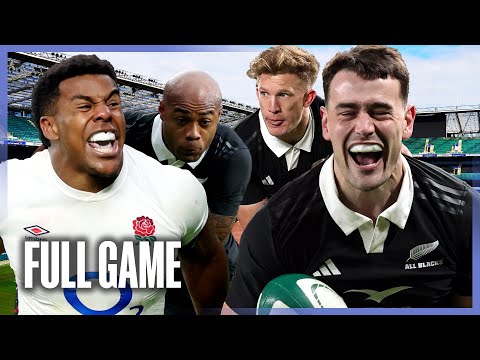 All Blacks v England 2024 Twickenham | FULL MATCH | SECONDS To Go! A Game-changing penalty + sin bin