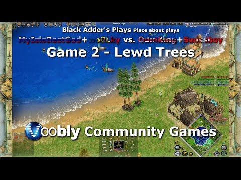 Lewd Trees - MyIsis+wo0Lky vs. OdinKing+Swissboy G2 - Voobly Community Games - Age of Mythology: TT