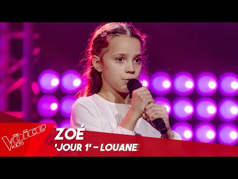 Zoé - 'Jour 1' | Blind Auditions | The Voice Kids Belgique