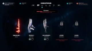 Mass Effect Andromeda Modify Weapons Change at Loadout