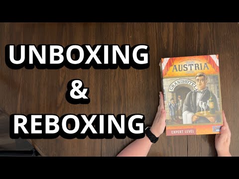 Grand Austria Hotel - Unboxing & Reboxing - What's in the Box?