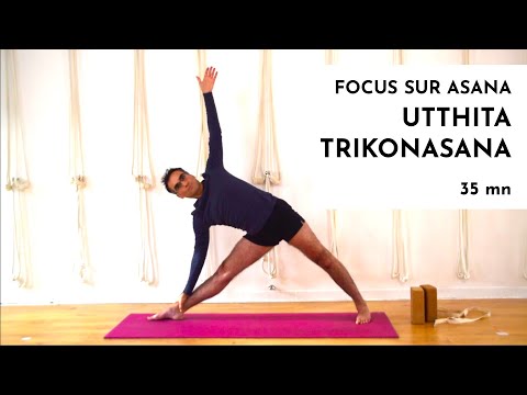 Utthita Trikonasana avec Philippe Amar, Yoga Studio Lille