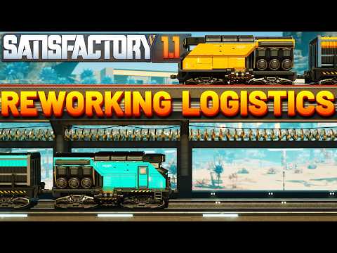 Reworking Logistics for The MEGAFACTORY Satisfactory 1.1