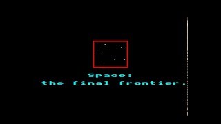 Star Trek opening credits on the Acorn Electron