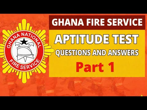 Ghana Fire Service Aptitude Test - Questions And Answers (Sample)