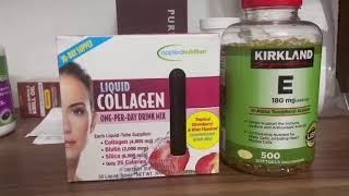 Review bộ đôi đẹp da chống lão hóa colagen và vitamin e usa 0918321479