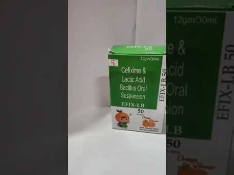 Cefixime lactic acid bacillus dry syrup, 50 mg