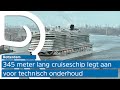 Zo kwam de Ms Iona Rotterdam binnenvaren