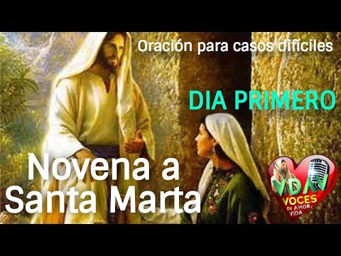 NOVENA TO SAINT MARTHA Day One (prayer for difficult cases) 🙏🏻