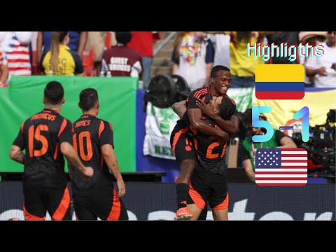 สหรัฐอเมริกา vs โคลอมเบีย 1-5- ประตู หลุยส์ ดิอาซ และไฮไลท์ทั้งหมด - 2024 ฝากกดติดตามหน่อยคะ