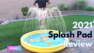 Review + Set Up Tutorial | Splash Pad Sprinklers for Kids 2021 | Summer Outdoor Fun