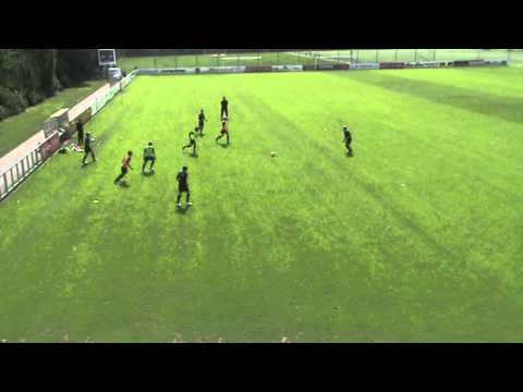 2 gegen 2 plus 4 Wandspieler