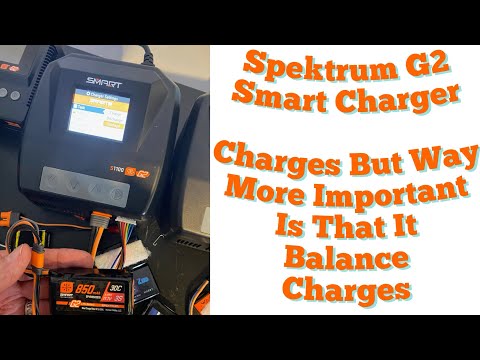 Spektrum S1100 G2 1x100W AC Smart Charger, Balance Charge Your Batteries!