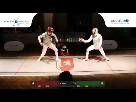 Ecoblue Masters 2023 SMF - L8 - Jonas Winterberg-Poulsen DEN v Gerek Meinhardt USA