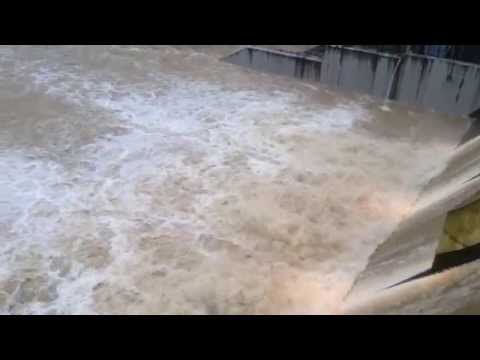 Soła - Zapora Porąbka 16.05.2014 - zrzut wody