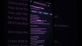 Download lagu Lirik Lagu A Thousand Years - Christina Perri | I have died everyday waiting for you #athousandyears mp3 Download lagu Lirik Lagu A Thousand Years - Christina Perri | I have died everyday waiting for you #athousandyears mp3