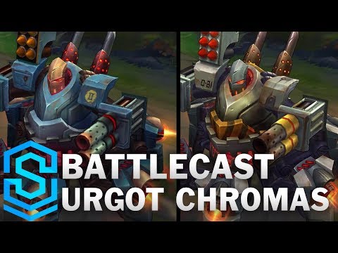 Battlecast Urgot Chroma Skins