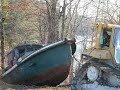 Tugboat Le Champagne moved to Parc Mary-Anne-Phillips in Cantley (2012)
