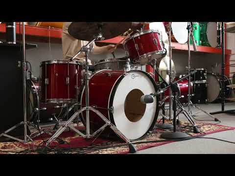 Vintage Kent Red Sparkle 14x22 9x13 and 13x14 Drum Set image 25