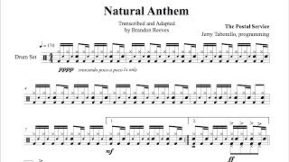 Natural Anthem - The Postal Service (Drumset Transcription)