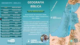 A Melhor aula de Geografia Bíblica - Mapa de Israel