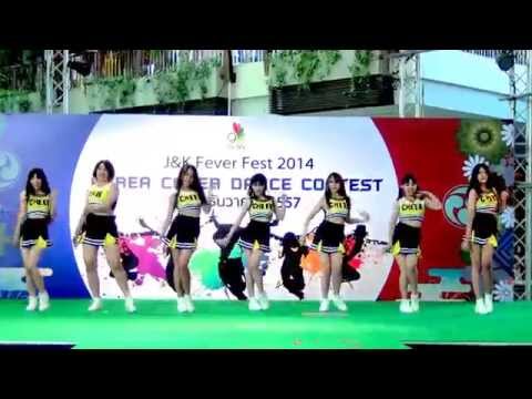 141214 Kinnari(กินรี) cover AOA - Elvis + Short Hair @Korea Cover Dance Contest