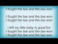 Hank Williams Jr. - I Fought The Law Lyrics
