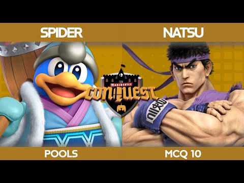 Manchester Conquest 10 - Spider (King Dedede) vs Natsu (Ryu) - Pools