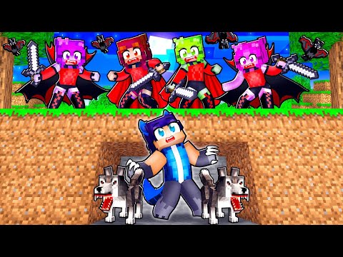 VAMPIRE HUNTERS vs WEREWOLF SPEEDRUNNER In Minecraft!