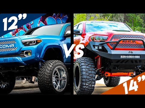 14 inch Toyota Tacoma With Custom Pro Comp Lift