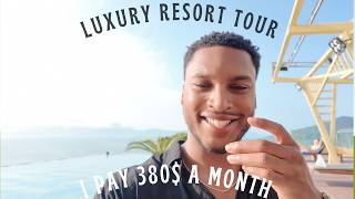 380$ a Month to Live in Da Nang, Vietnam!? (Golden Bay Hotel / Apt Tour )