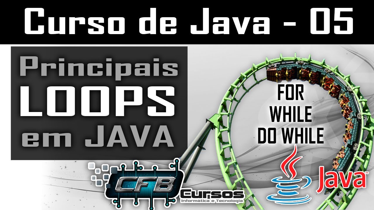 Tipos de Loops em Java, For, While e Do While - Curso de Java - Aula 05