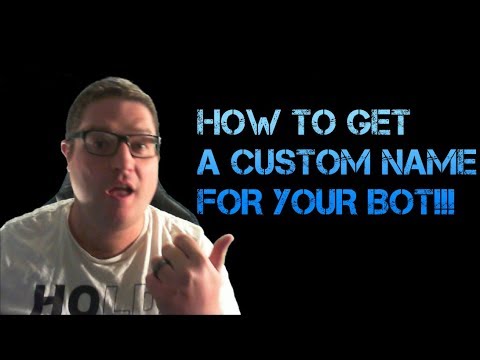 How to get a custom name for your Bot! Streamlabs OBS